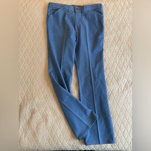 LEVI'S Orange Tab Vintage 70's Jeans WITH A SKOSH MORE COMFORT Size W40 L34 - Picture 2 of 9